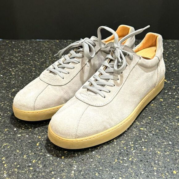Mugnaio (Portugal) Gray Suede Retro Sneakers. Size 44/US 10.5. - Picture 1 of 12